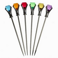 Diamond-Head Martini Picks (Set of 6) (Colorful)